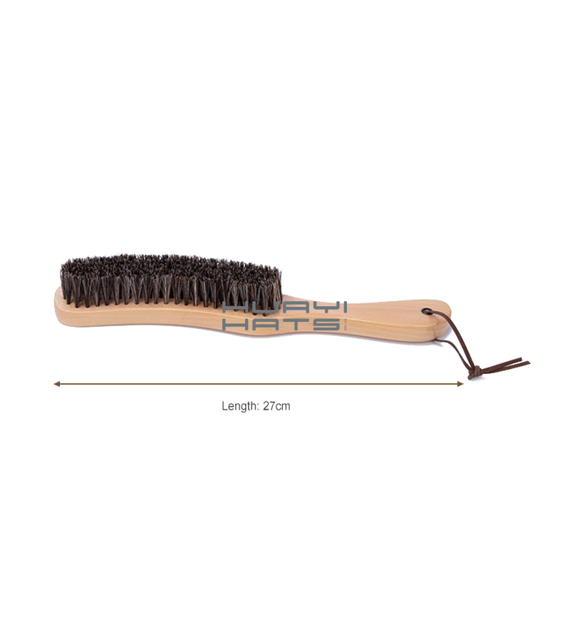 Ranch Tan Cleaning Horsehair Brush For Wool Felt Cowboy Hat