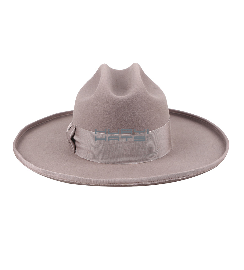High Quality Wide Brim Wool Felt Fedora Hat For Womens & Mens 