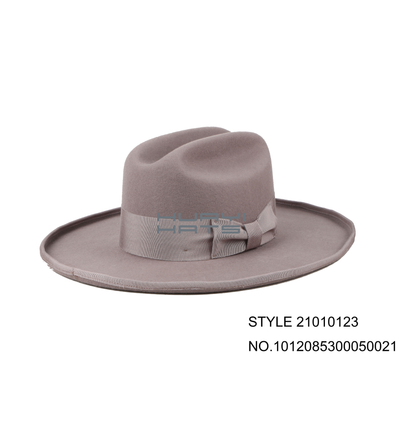 High Quality Wide Brim Wool Felt Fedora Hat For Womens & Mens 
