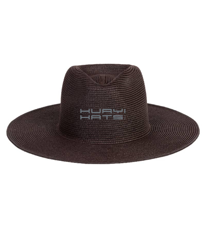 Mens Straw Beach Wide Brim Sun Protection Hat Uing Toyo Paper Straw Material Made