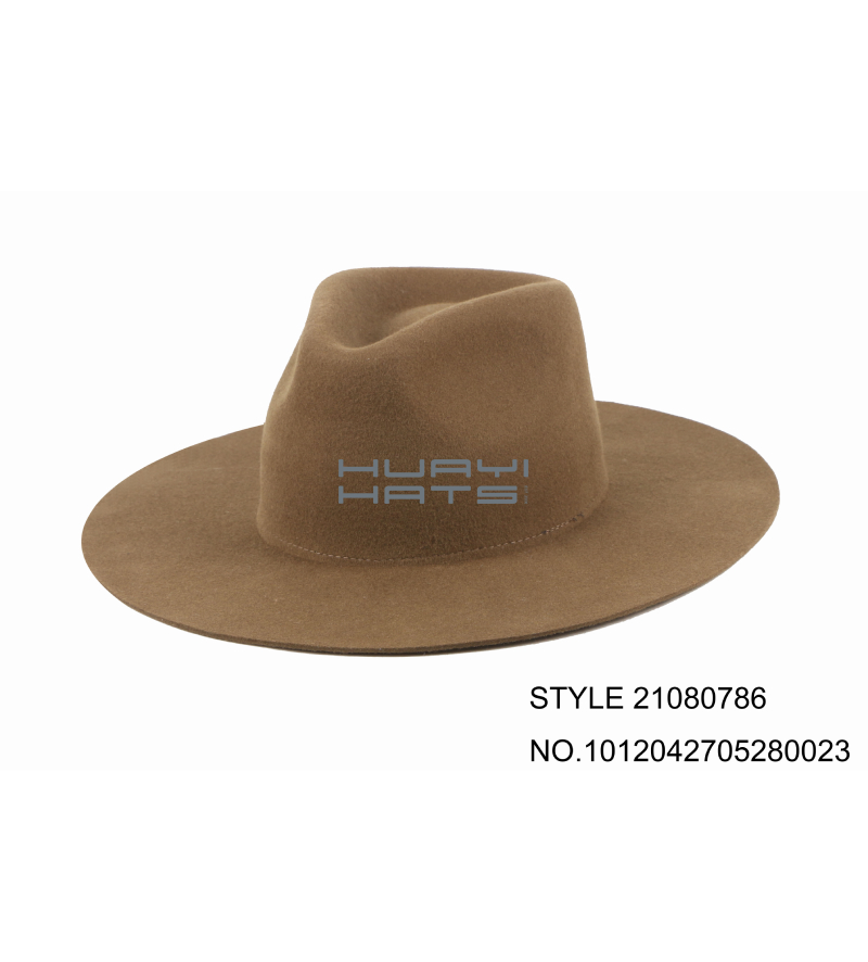  Wide Brim Wool Fedora Hat To Be Tailored To Your Preference