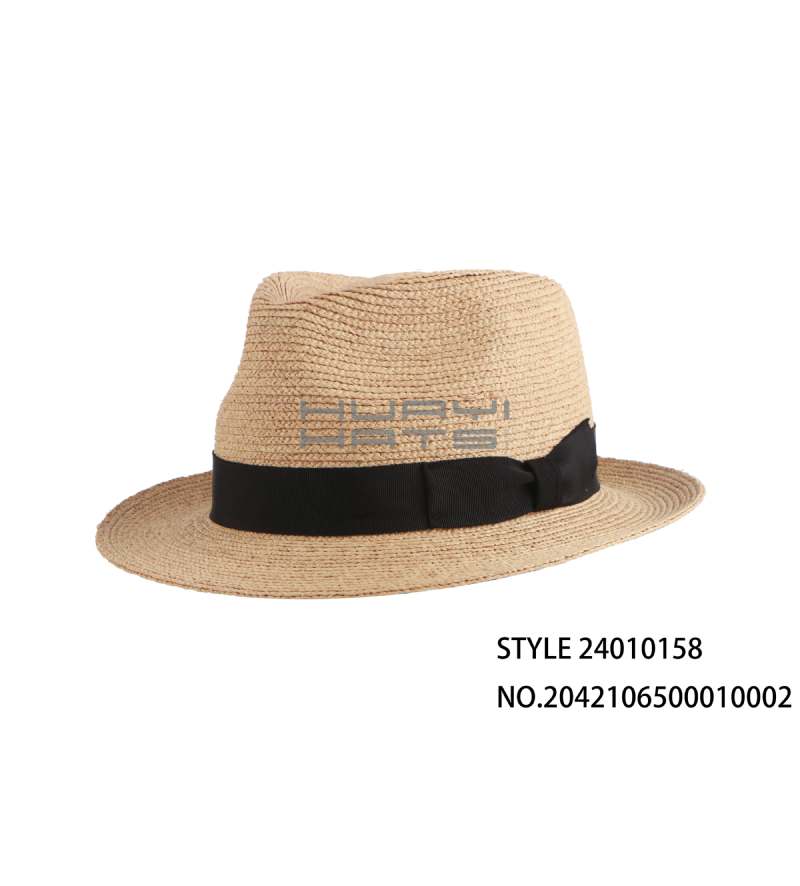  Raffia Fedora Hat