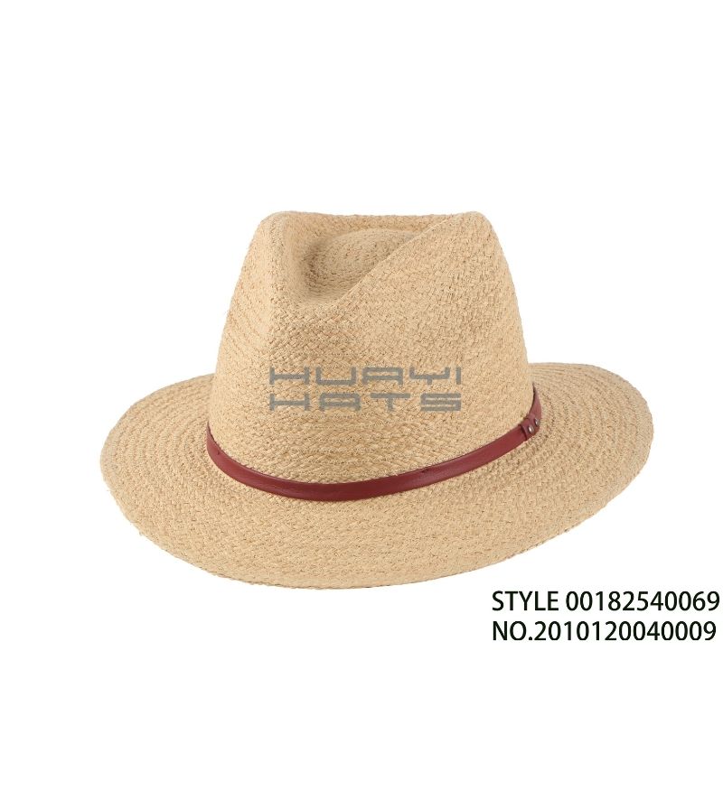 Fashion Raffia Outdoor Fedora Hat