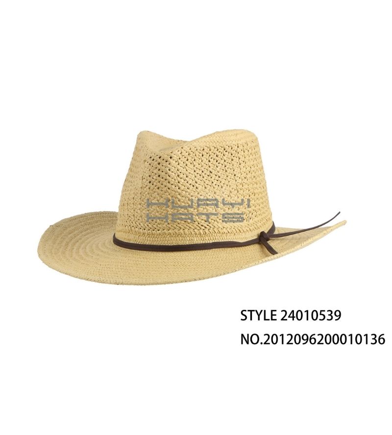 Western Paper Straw Outdoor Hat