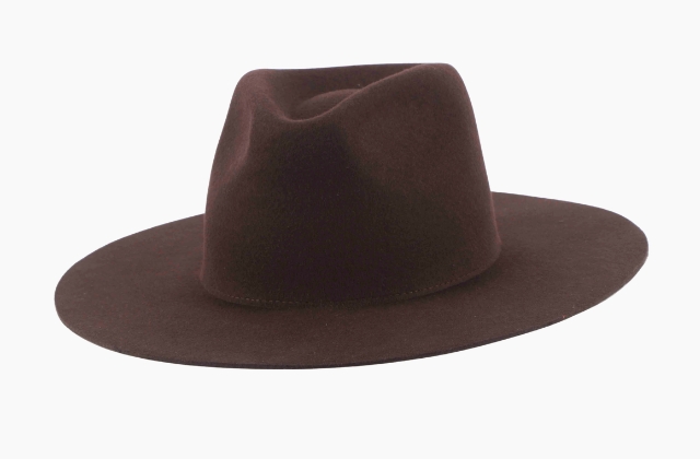 French Roast felt hat