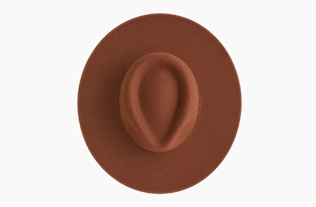 Long Teardrop Crown felt hat