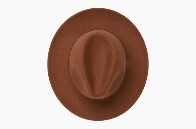 Raindrop Crown felt hat