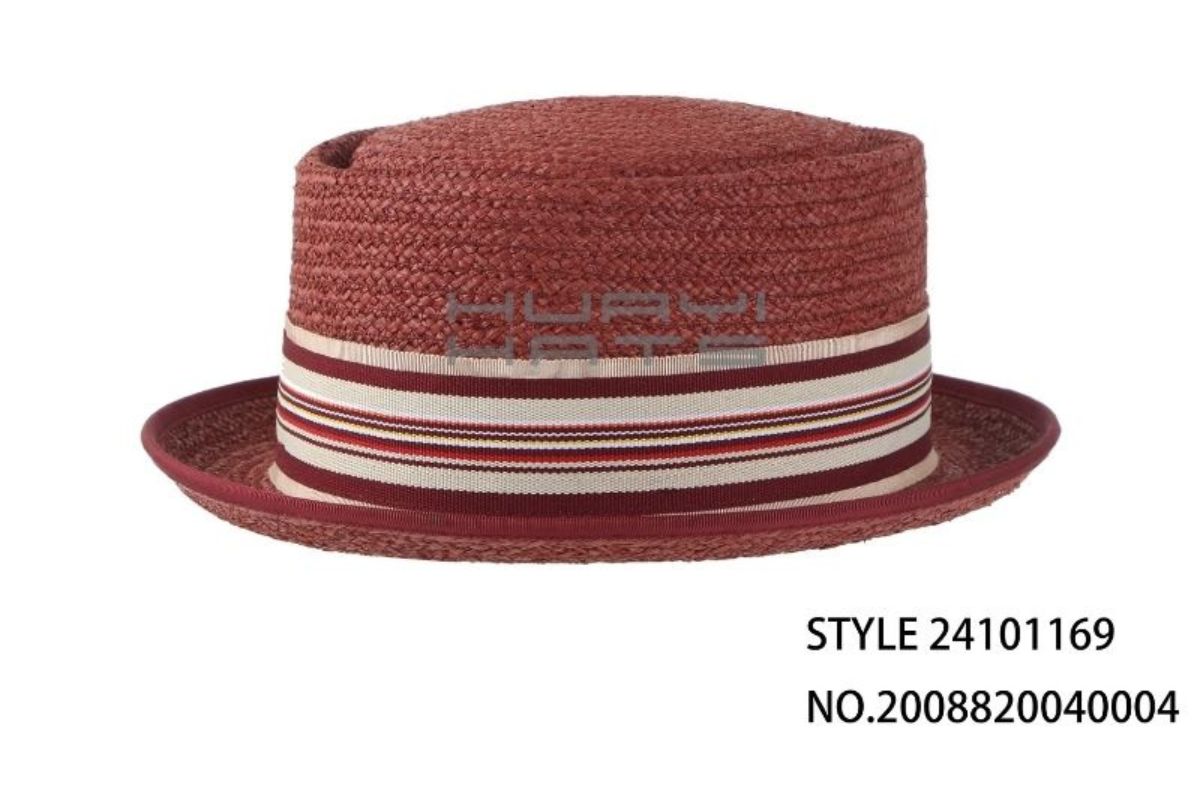 Red Pork Pie Hat