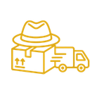 Packing and delivery icon