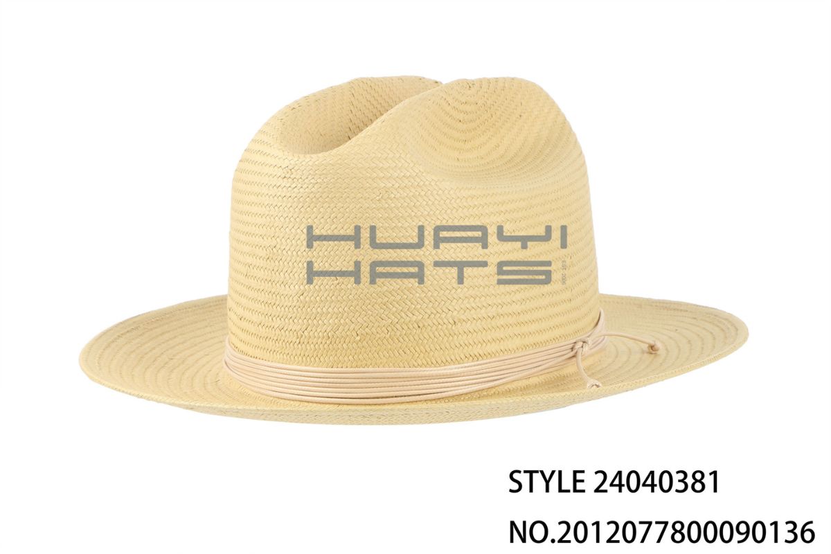 Natural  Straw Western Hat