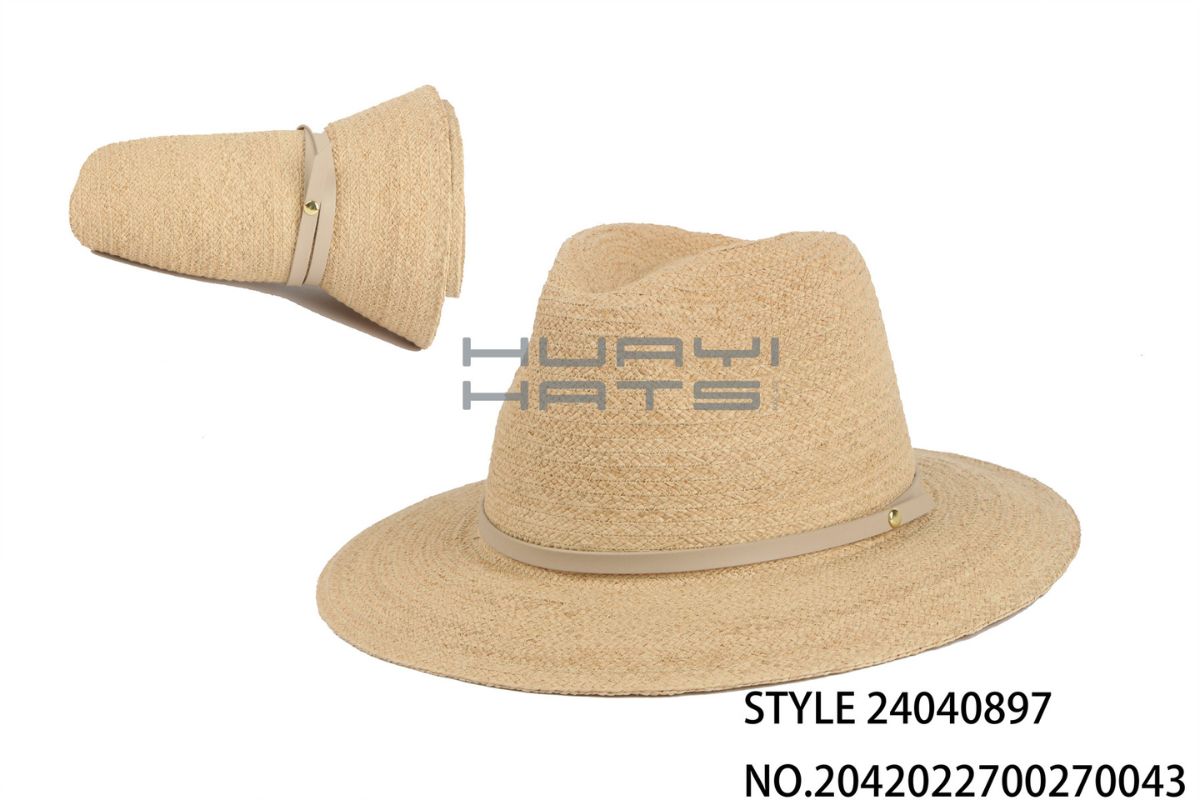 Foldable Western-style fedora